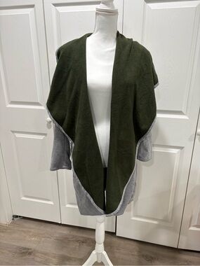 Fabletics Olive Green Fleece Pullover